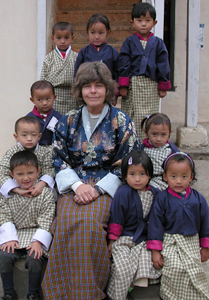 children of bhutan with susan